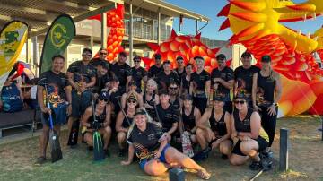 Morpeth's Hunter River Dragons in Perth at AusChamps 2024. Picture supplied