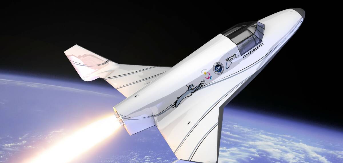 BLAST OFF BURIALS: Money may not buy happiness, but it can buy you a ticket to space. Picture: XCOR Aerospace 