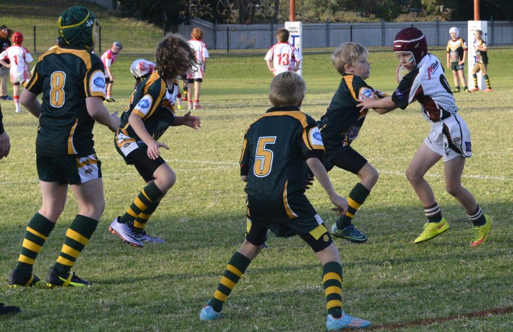 GRAND END: Junior rugby leagues from across the Maitland district and the Hunter play off for grand finals this weekend. Picture: Michael Hartshorn