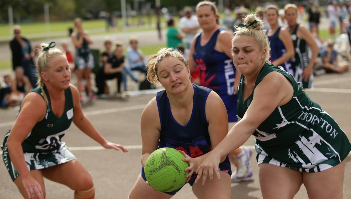 DOMINANT: Club Maitland City wants to challenge Hills Solictors' and The George Tavern's dominance of Maitland netball. Picture: Jonathan Carroll