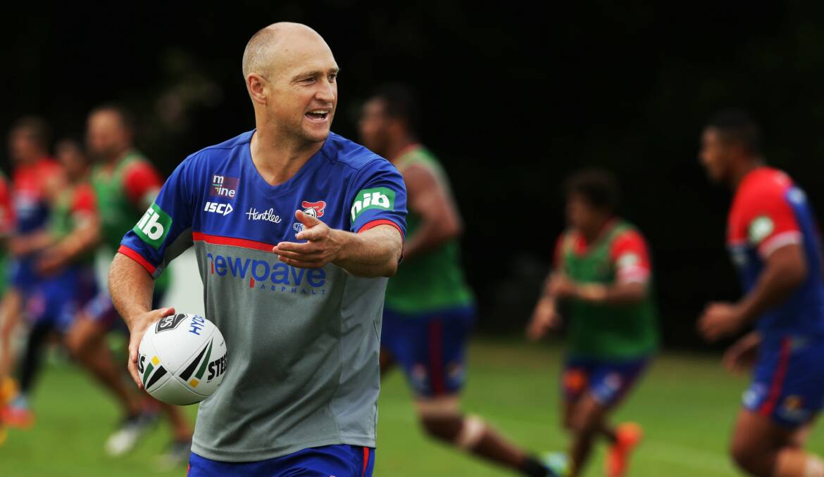 FULL OF CONFIDENCE: Nathan Brown says the Newcastle Knights are full of confidence after Sunday's win against Wests Tigers.