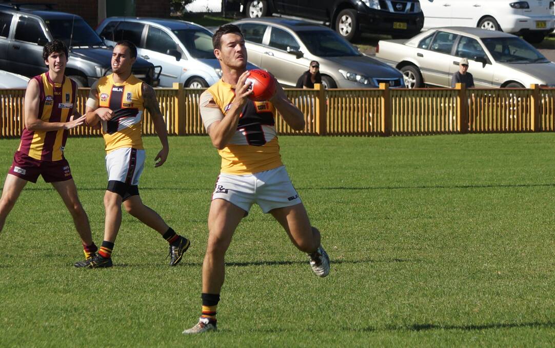 FIT AND READY: Wade Beard is back from injury and ready to be a key part of the Maitland Saints push to win the BDAFL Division One premiership.