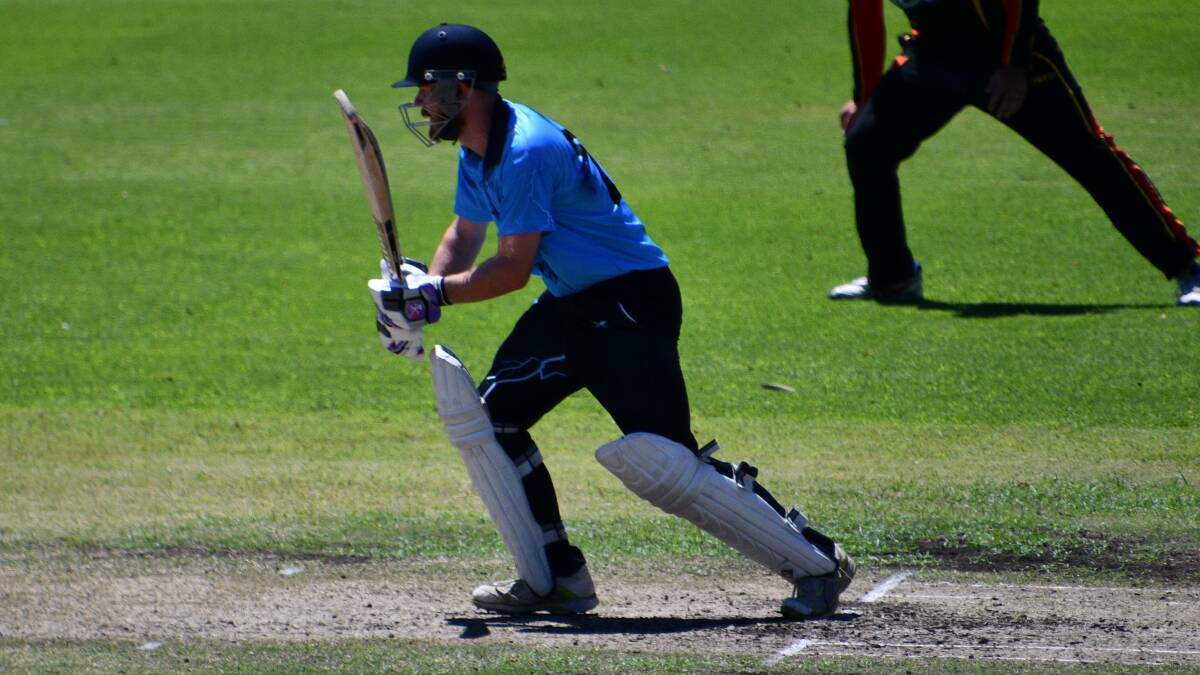 BIG SCALP: Dan Willis made 31 in Thornton's five-wicket win against Raymond Terrace on Saturday. Picture: Michael Hartshorn