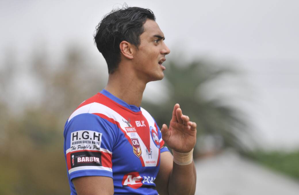 BOOST: Tyme Dow-Nikau scored a try for the Bulldogs.