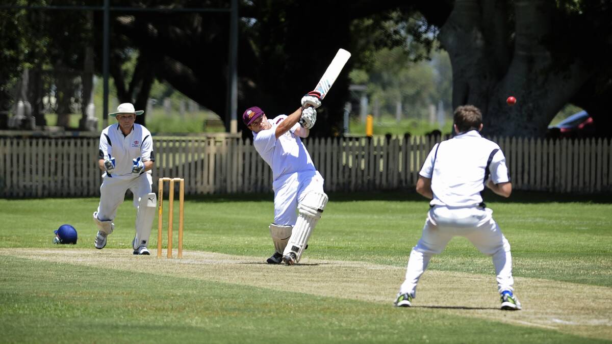 TOP FORM: Kurri Weston batsman Jack Bennett is one of the form batsman in the Maitland competition. Picture by PERRY DUFFIN