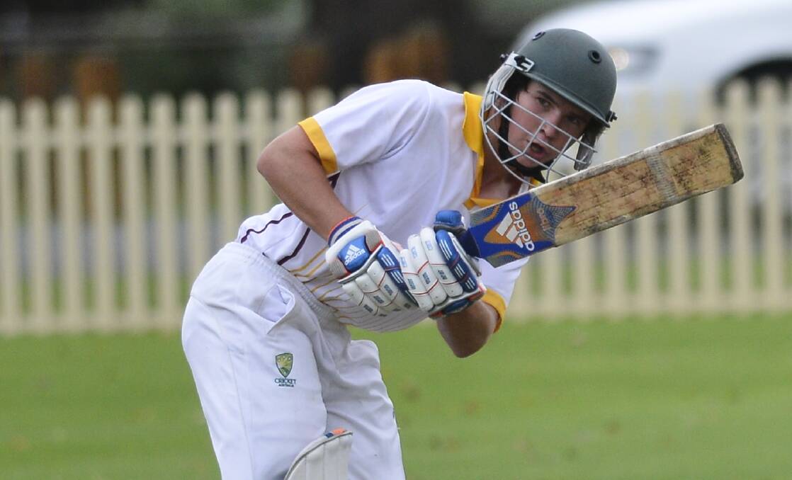 UNBEATEN: Matt Lynch finished on 80 not out in Maitland's top-two clash against Penrith on Sunday. 