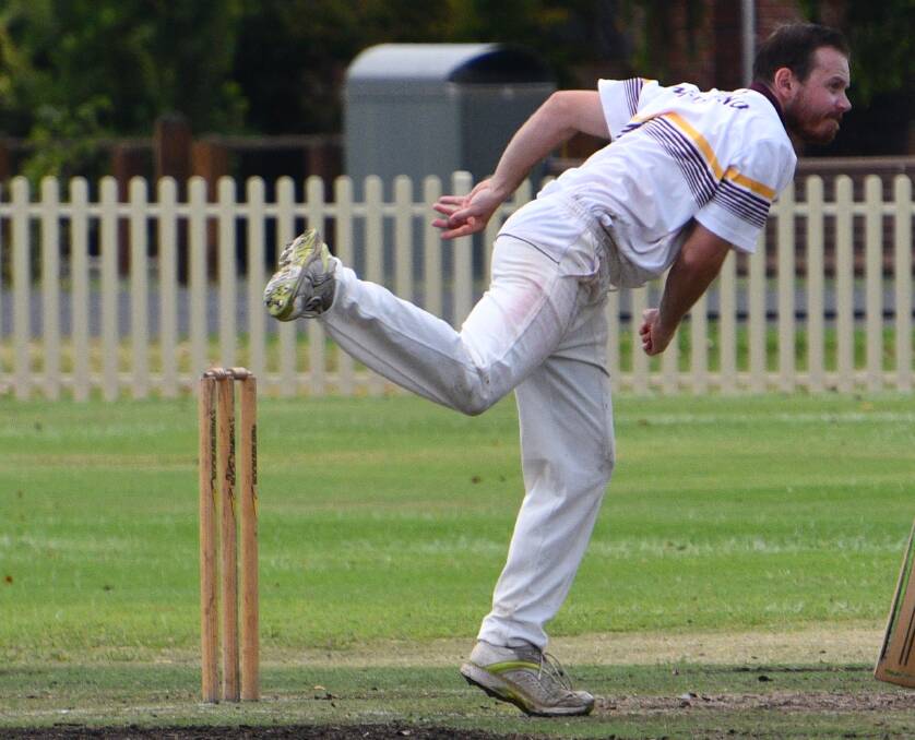 IMPRESSIVE FORM: For the second week in a row all-rounder Dan Willis has played a pivotal role for Thunder, taking 5-22 against City United on Saturday. Picture: Michael Hartshorn