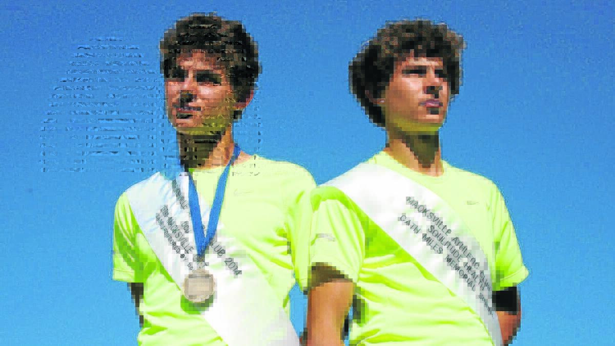 The Newman twins Jack (left) and Tom start their 2016 Stawell Gift campaigns on Saturday.