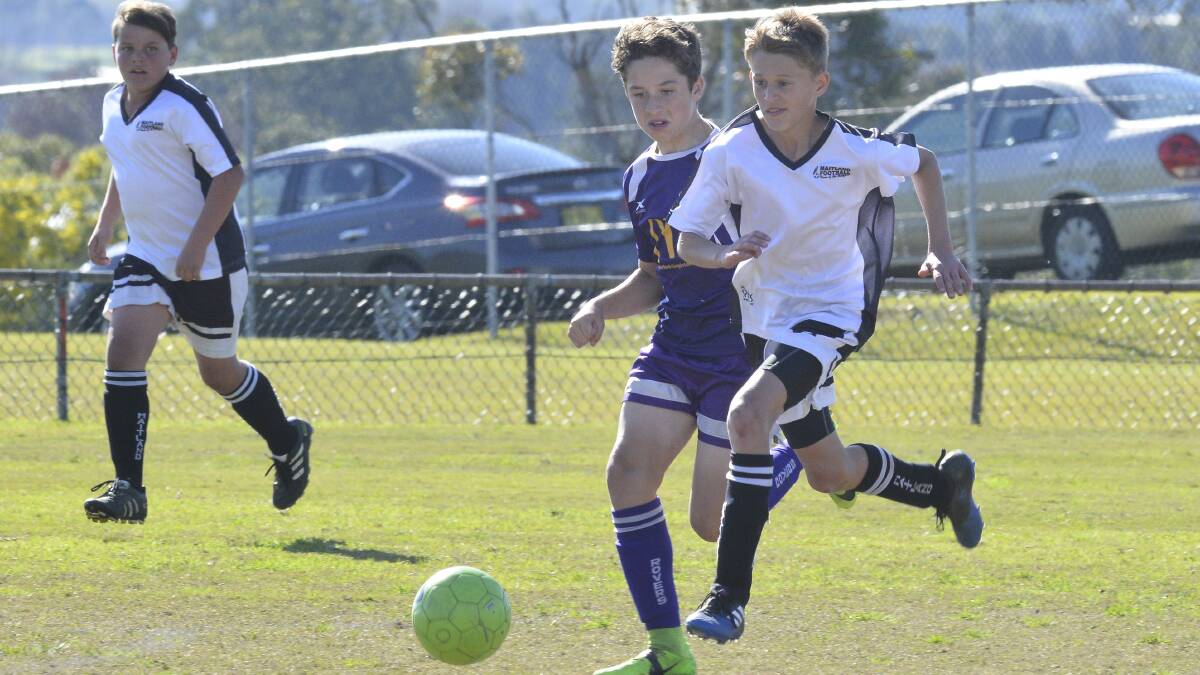 WEALTH OF TALENT:  Lochinvar and Maitland juniors took part earlier this year in the Community Cup. Picture: Michael Hartshorn