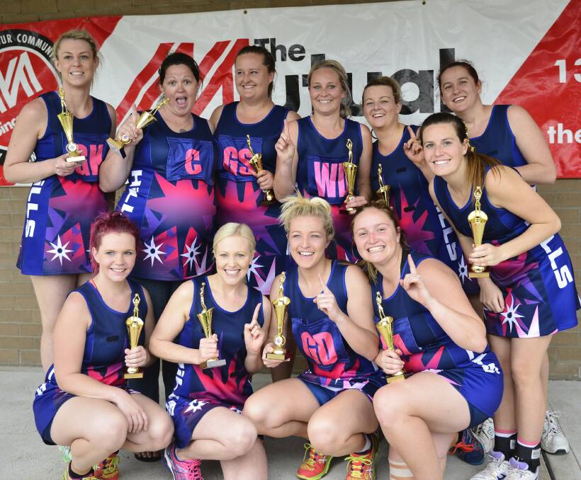 PREMIERS: Hills Solicitors are number one in Maitland netball claiming the 2016 premiership in a hard-fought 51-49 win against The George Tavern. Picture: Michael Hartshorn