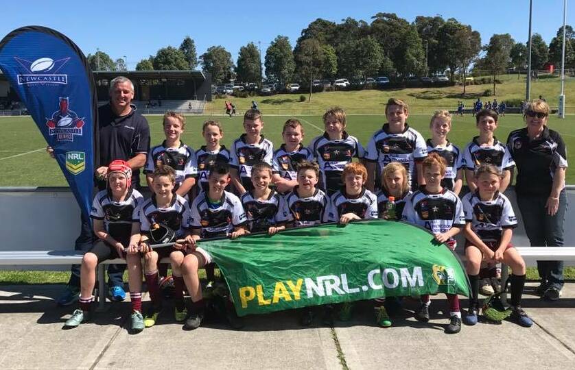 CHAMPS: St Paul's Primary School Rutherford won the Newcastle Rebels Challenge Cup representing the Maitland Pickers.
