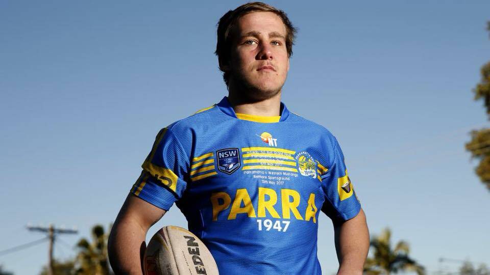 YOUNG GUN: Maitland junior Jesse Cronin lines up for the Eels under-20s.
