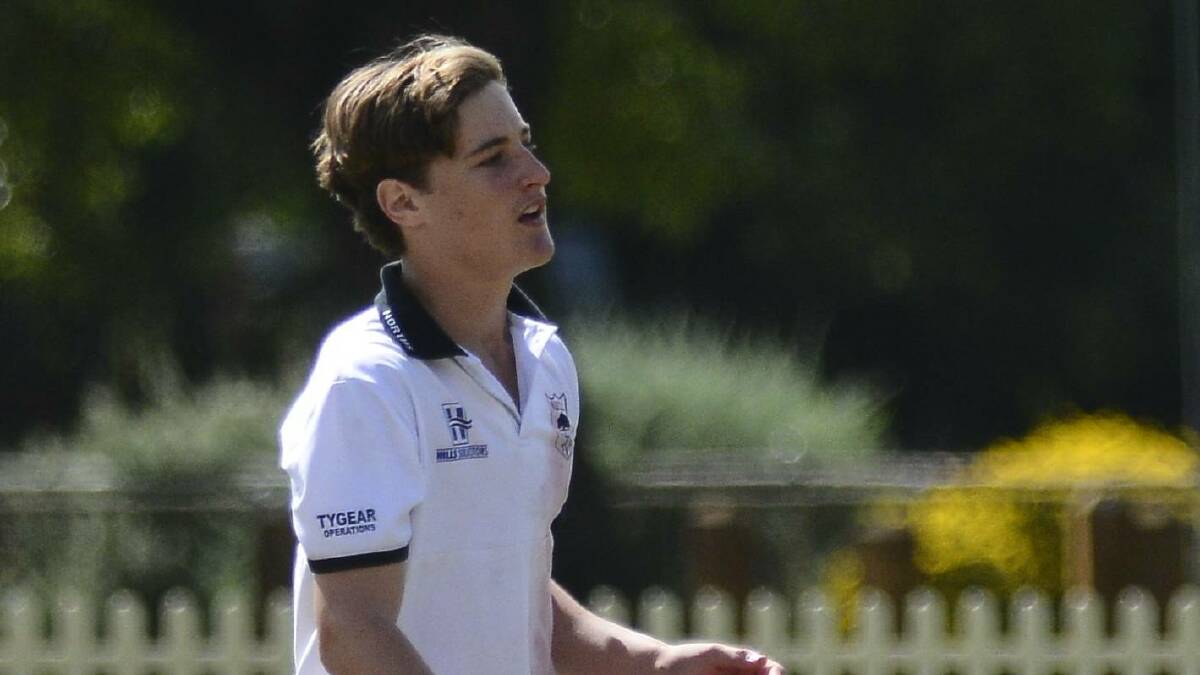 MATURE INNINGS: Norths' 16-year-old Logan Smith made 70 not out against City United.