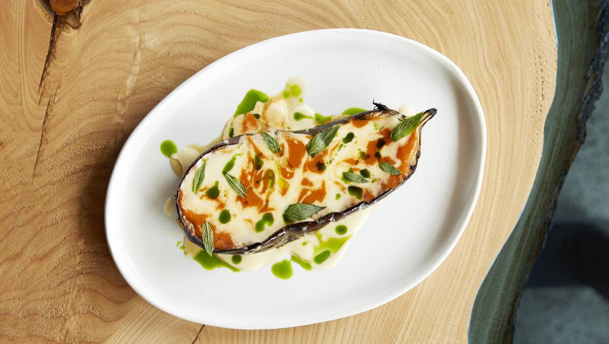 A dish of eggplant says it all about Sotto Sopra … simplicity and elegance.