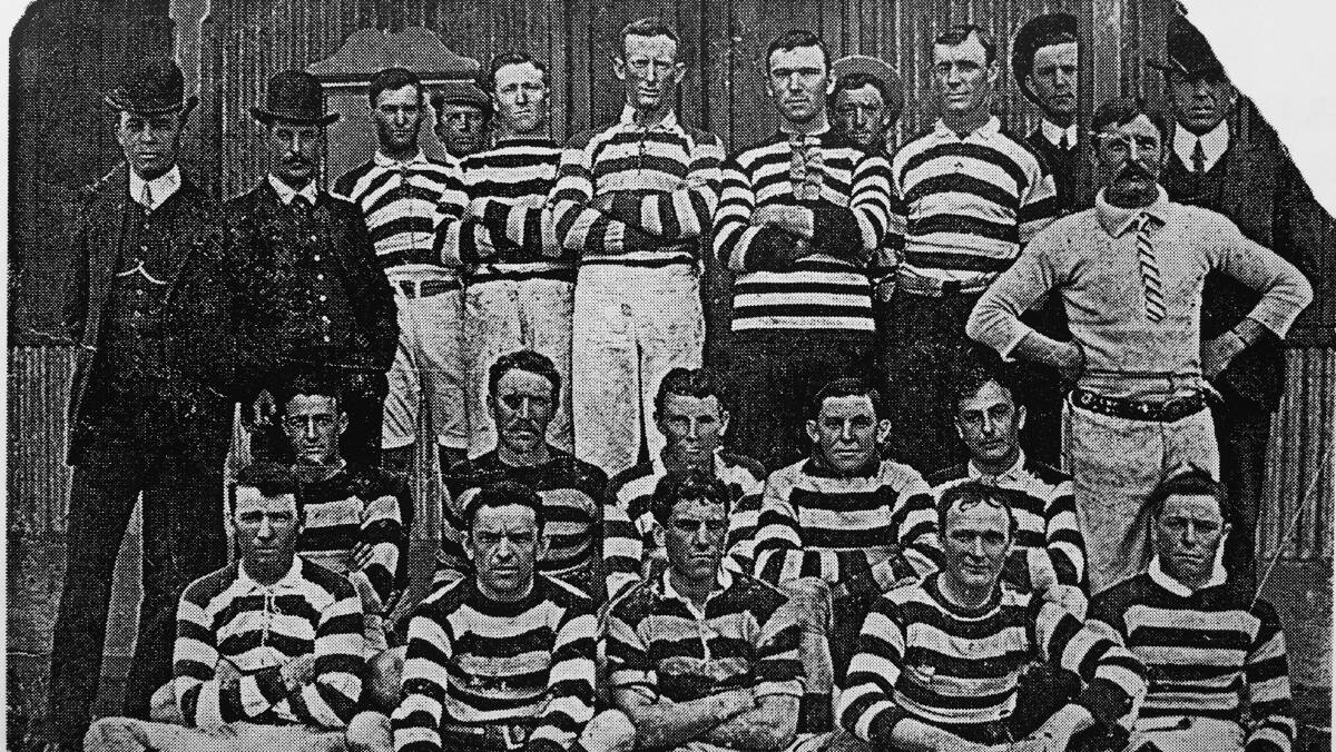 STEP BACK IN TIME: The first known photograph of the Maitland Blacks taken around 1901.