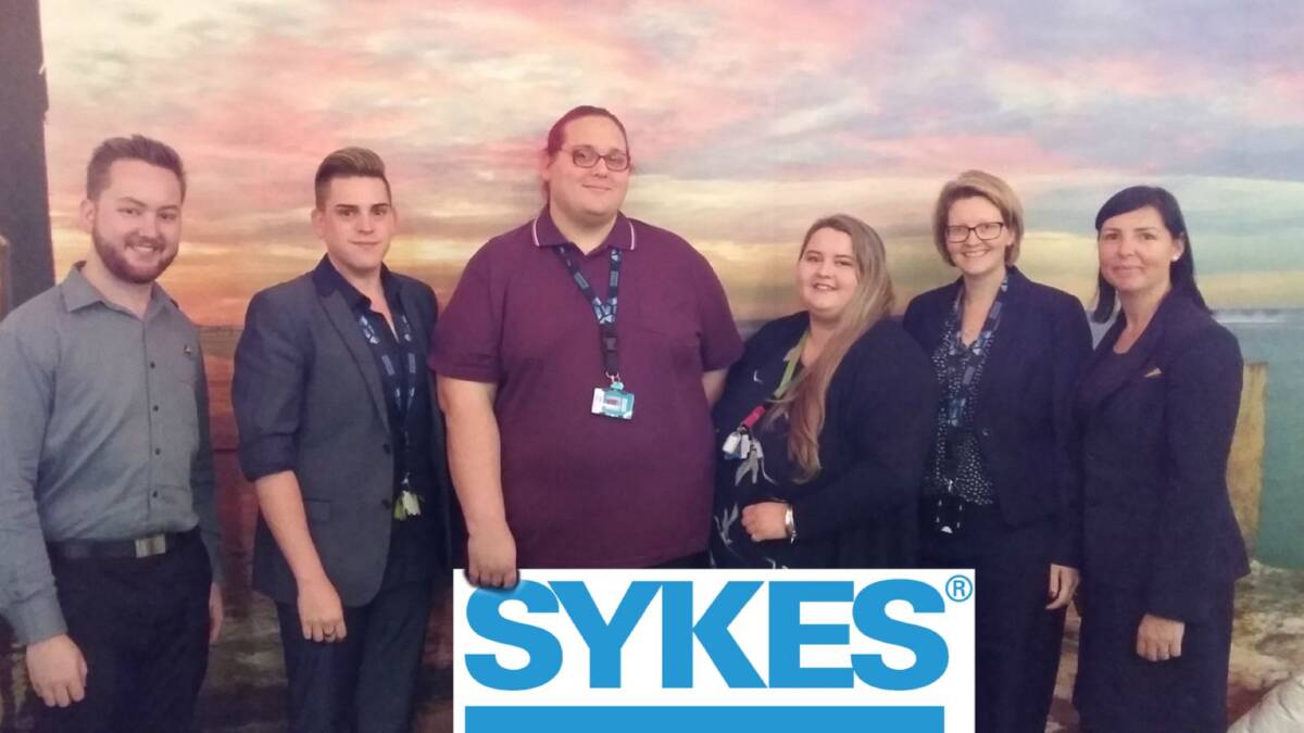 GOING STRONG: Sykes Australia have partnered with Castle Personnel to provide employment for people in  the finance and customer service industry.