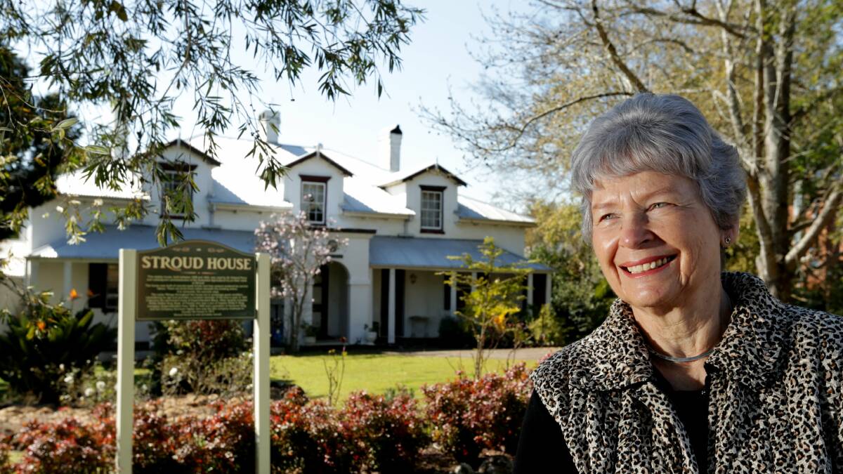 HERITAGE LISTED: Daphne Dobby, secretary Stroud Heritage Conservation Trust, outside the Stroud House.