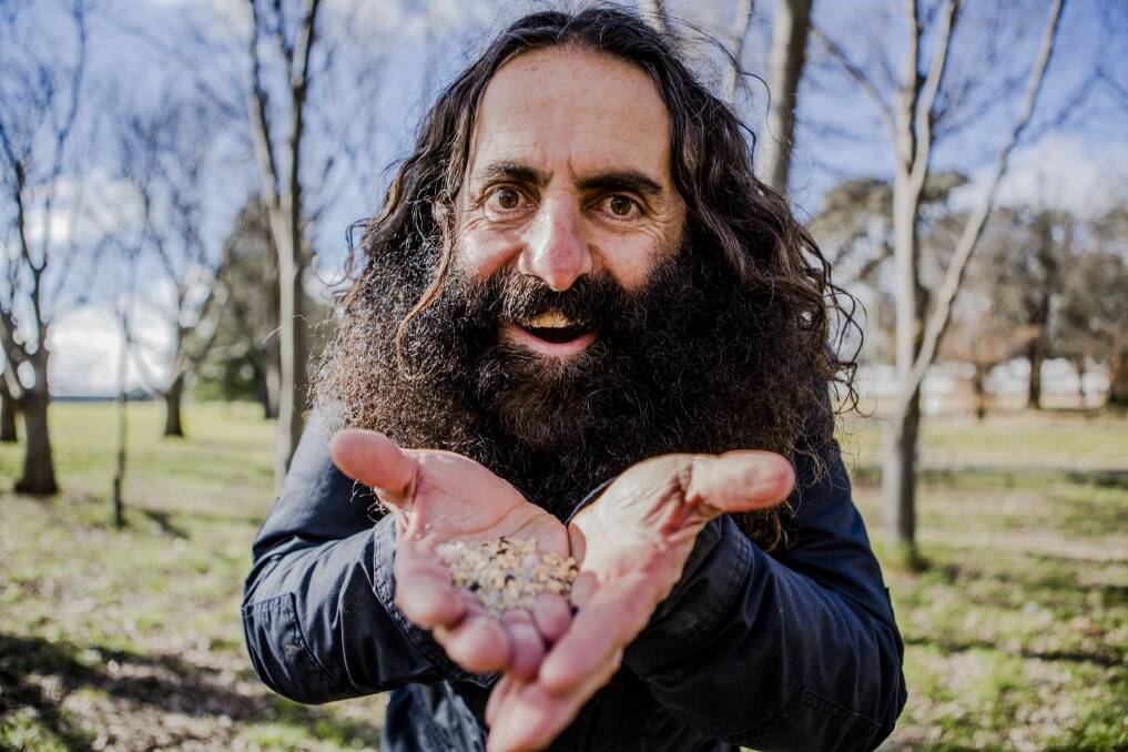 THUMBS UP: Gardening Australia host Costa Georgiadis wants to visit the Slow Food Earth Market in The Levee. He held a virtual classroom at Tocal last month where  students from across the state learnt about biosecurity.