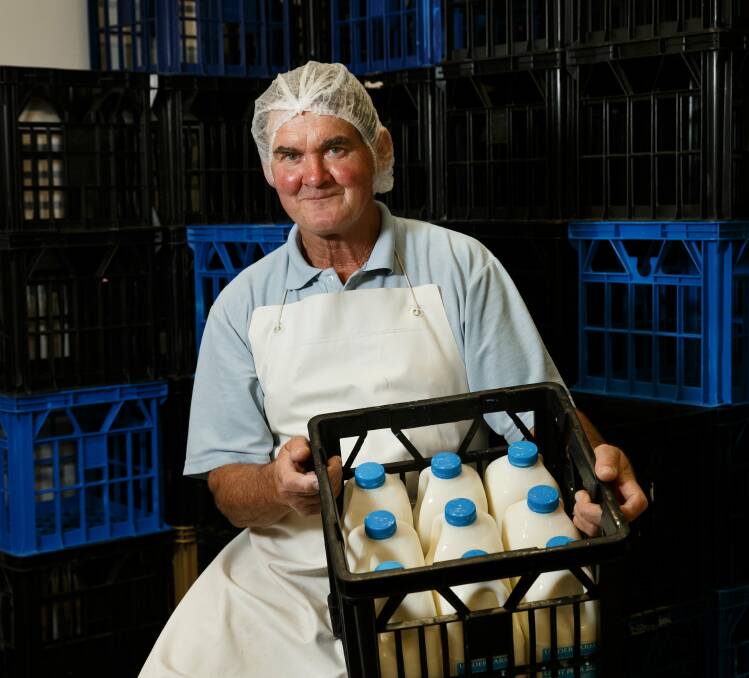 INDEPENDENT: Glenn Haines, the man behind Udder Farm milk. Picture: MAX MASON-HUBERS