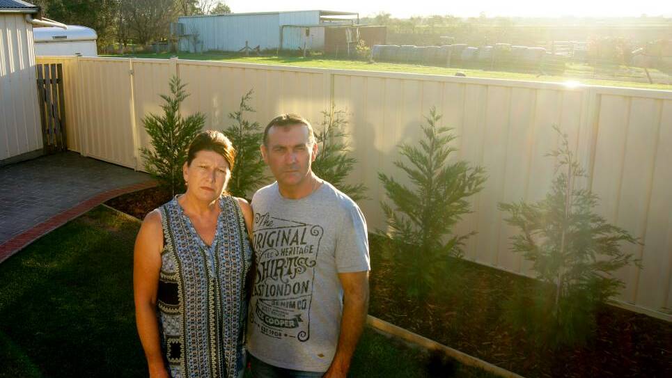 Jo and Steward Crawley don't want the shed built directly behind their back fence. They want it moved behind an existing shed at 290 Morpeth Road or on the opposite side of the site in line with an existing shed.