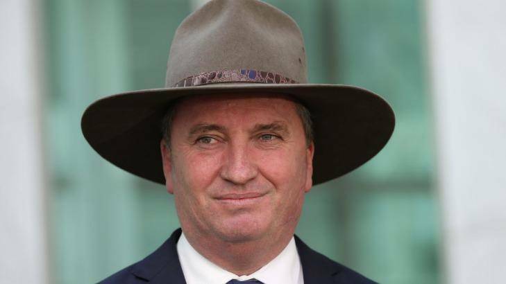 Deputy Prime Minister and Agriculture Minister Barnaby Joyce.