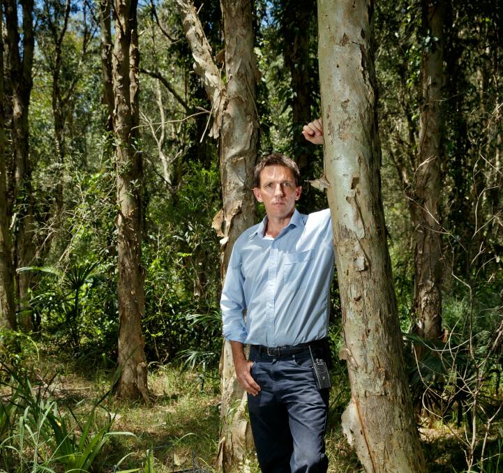 RAINFOREST: Hunter Wetlands CEO Dr Stuart Blanch, pictured at the wetlands in Shortland, says the former Morpeth Bowling Club site is perfect for reinstating the rainforest that once thrived there. 