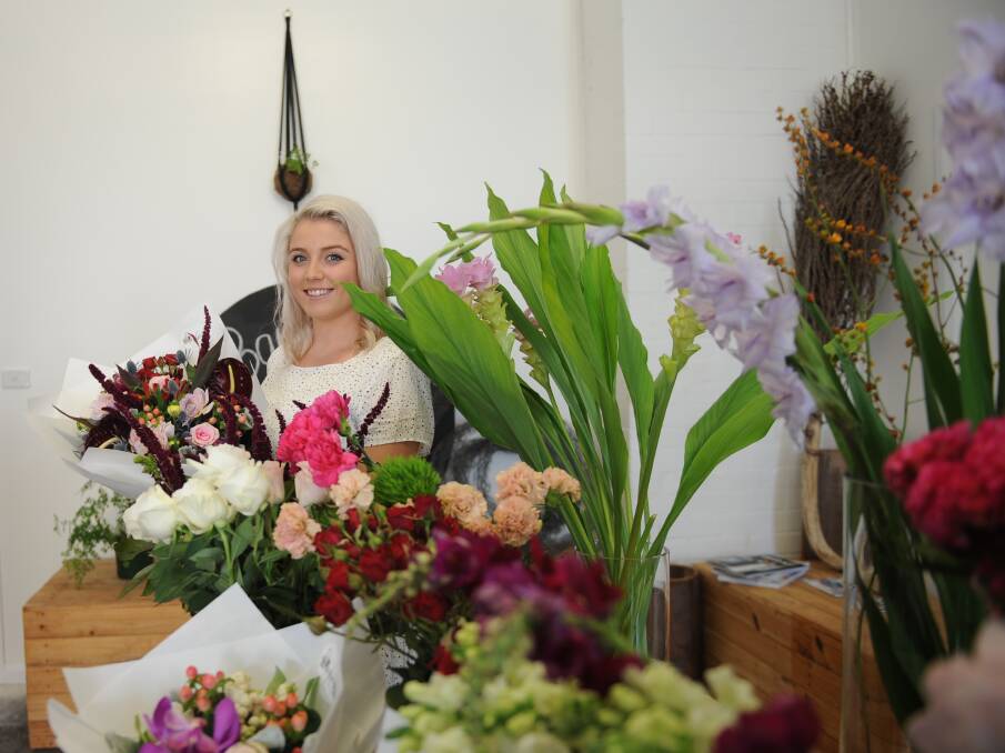 READY TO BLOOM: Florist Baylee Hollingshed is ready to buy flowers from the Newcastle Flower Market. Picture: Belinda-Jane Davis