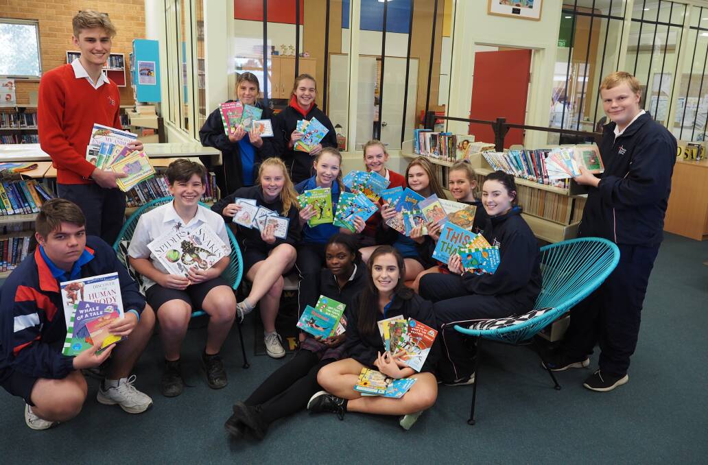 HELPING: These Maitland Christian School students are helping their peers in the Solomon Islands. 