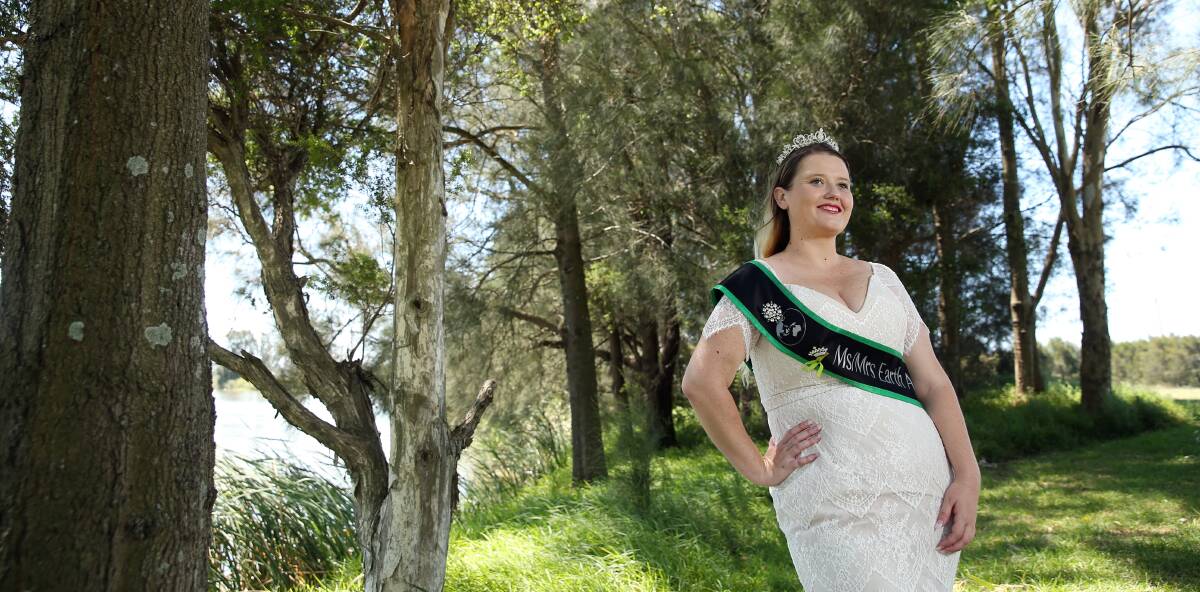ENTRANT: Samantha Hodgins is a national finalist in Ms/Mrs Earth Australia. Pictures: Max Mason-Hubers.