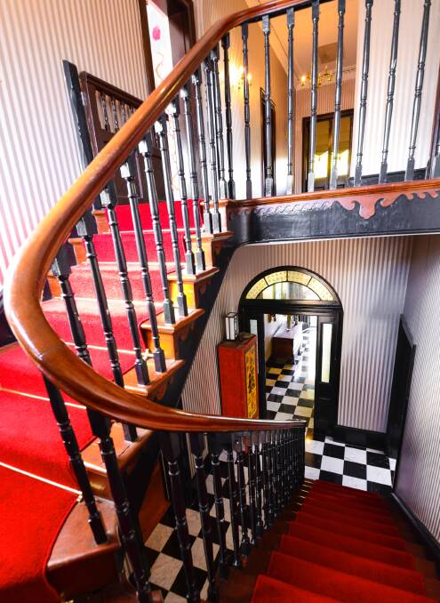 Inside Warrane, a grand Victorian residence that sits off Belmore Road in Lorn.