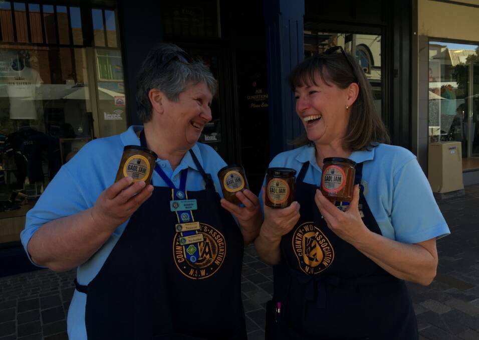 FOODIES: East Maitland CWA vice president Sharyn Buck and land cookery officer Debbie Jeffrey with some of the jams.