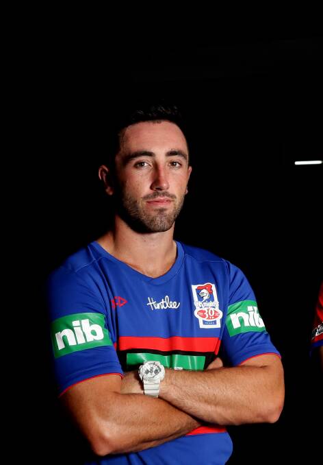 OPPORTUNITY: Brock Lamb is ready to establish himself as a top-grade regular for the Newcastle Knights. Picture: Jonathan Carroll