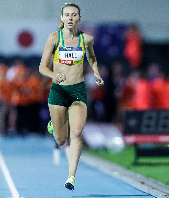 OLYMPIAN: Linden Hall will compete in the women's 5000m at Glendale.