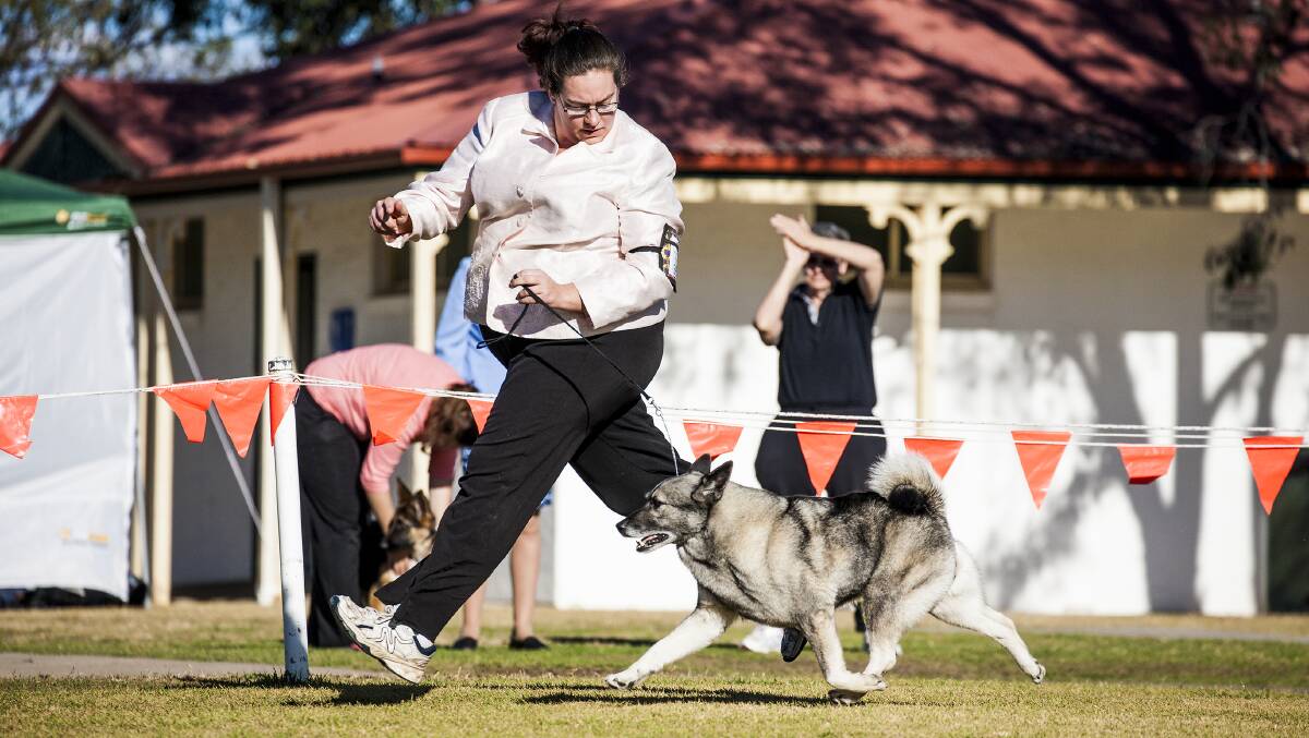 SUCCESS: Bronwyn's daughter Christine Monckton, competing with Maya. Picture: Ffire Photography