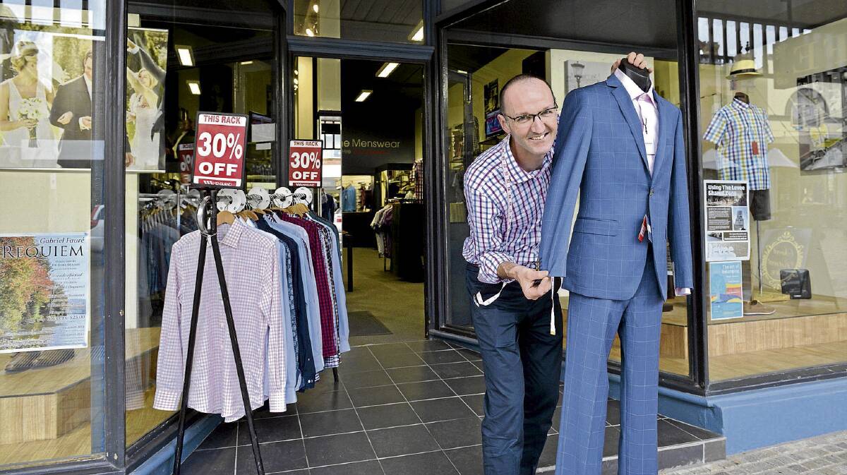 INDEPENDENT: Ken Lane Menswear owner Patrick Lane said the rise of multinational corporations meant local businesses struggled to survive.