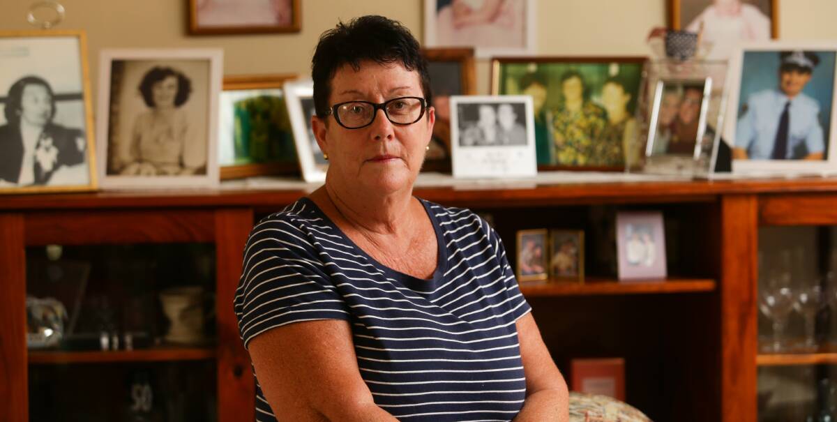 SCARY EXPERIENCE: Margaret McDonald, pictured in her Telarah home on Sunday, was in an arcade off Bourke Street on Friday when tragedy struck. Picture: Jonathan Carroll