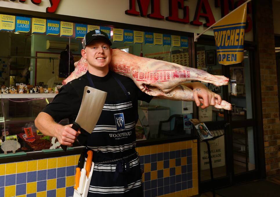 HIGH STEAKS: Neal Eastley's Butchery apprentice Jack Stuart has been named Australian Meat Industry Council Apprentice of the Year and has also qualified to compete in the World Butchers' Challenge. Picture: Jonathan Carroll