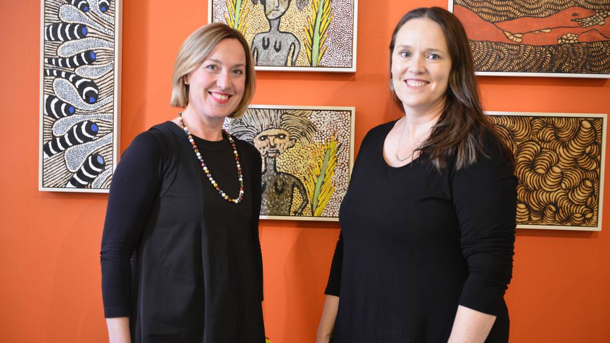 CREATIVE: Maitland Regional Art Gallery cultural director Brigette Uren and The Olive Tree Market founder Justine Gaudry.