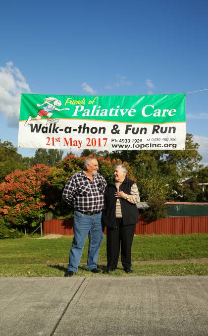 FUNDRAISER: Friends of Palliative Care chairperson Noel Allwood and Walkathon coordinator Fay Allwood. 