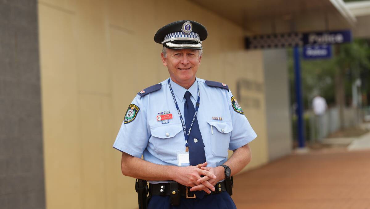 RE-ENGINEERED: Maitland's Officer in Charge Chief Inspector Glenn Blain started in the new position this week. Picture: Jonathan Carroll