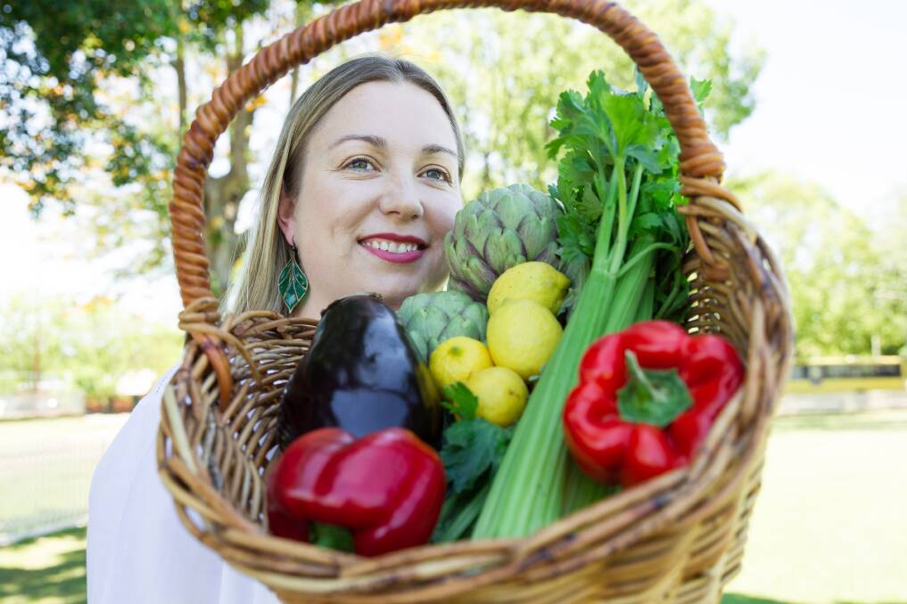 LOCAL FOOD: Maitland's Nicole Murphy is supporting Slow Food's Eat Local Challenge. Picture: Max Mason-Hubers