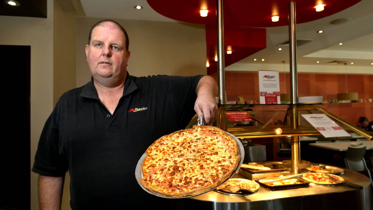 CLOSING DOWN: Pizza Hut East Maitland franchisee Darren MacClure.