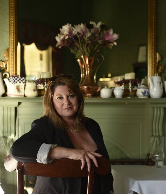 RELUCTANT SALE: Jenni Nichols is selling The Old George and Dragon Restaurant with a heavy heart. Picture: PERRY DUFFIN.