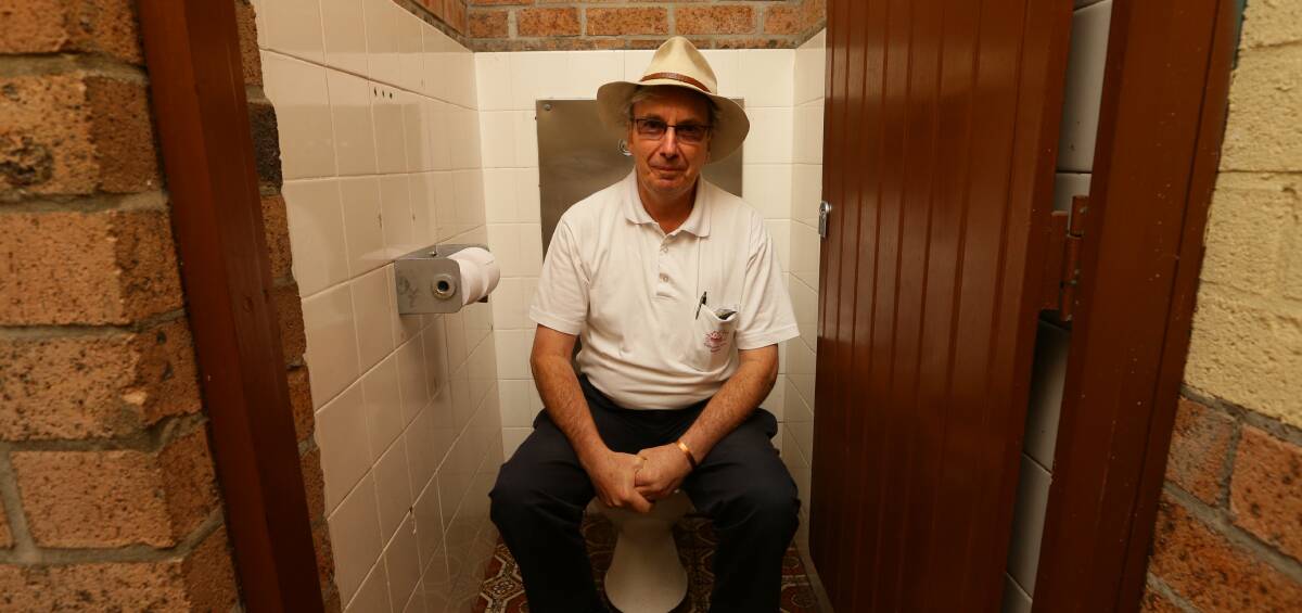 BOGGED DOWN: Trevor Richards has been lobbying for more toilets and other infrastructure in Morpeth for decades but to no avail. Picture: JONATHAN CARROLL.