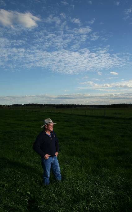 KEEP IT RURAL: Berry Park turf farmer Jeff Fetterplace on his Berry Park farm. PICTURE: Jonathan Carroll.