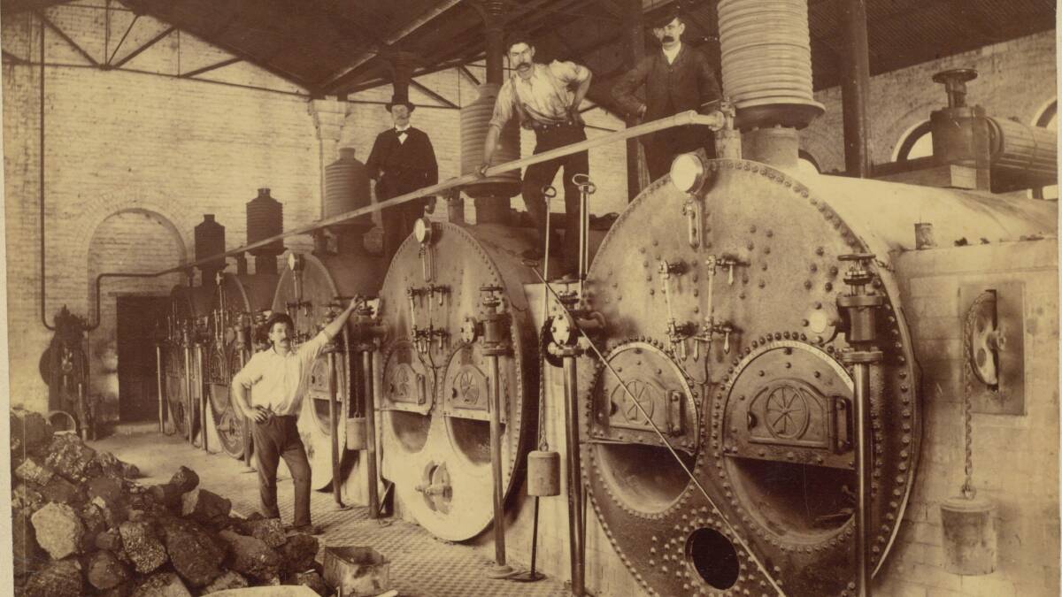 Walka Water Works boilers 1898.