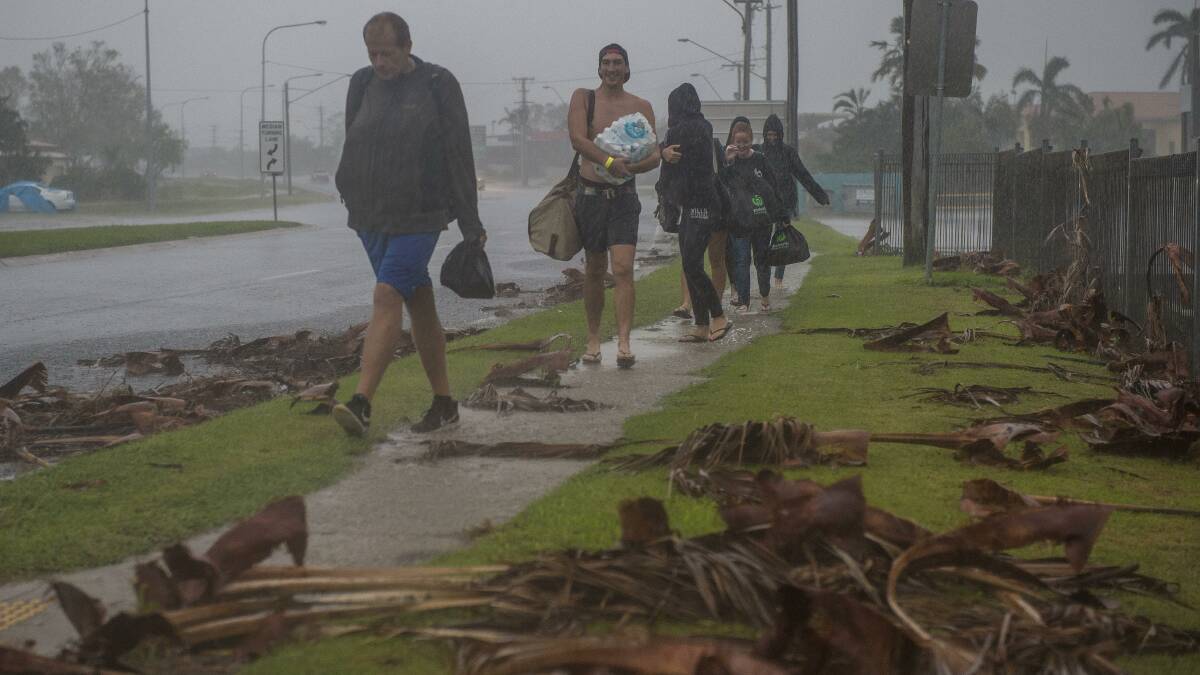 The Cyclone Debbie aftermath is Bowen.