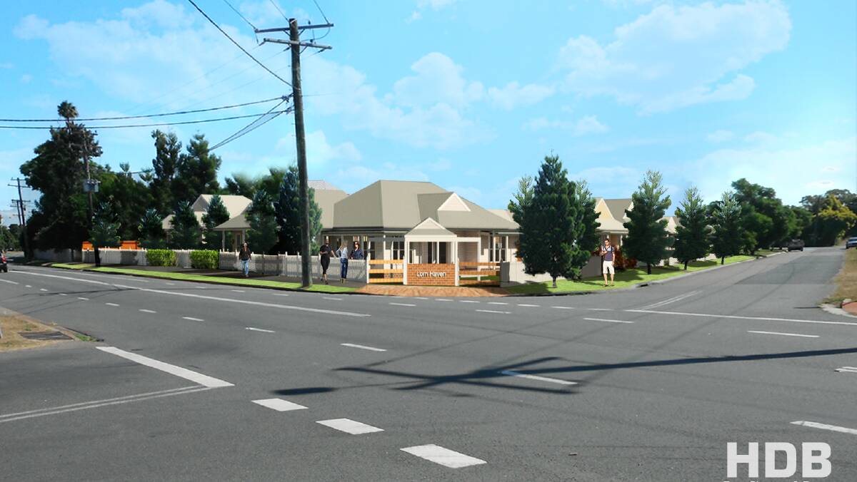 LORN SUB-DIVISION: An artist's impression of the sub-division approved for Belmore Road.