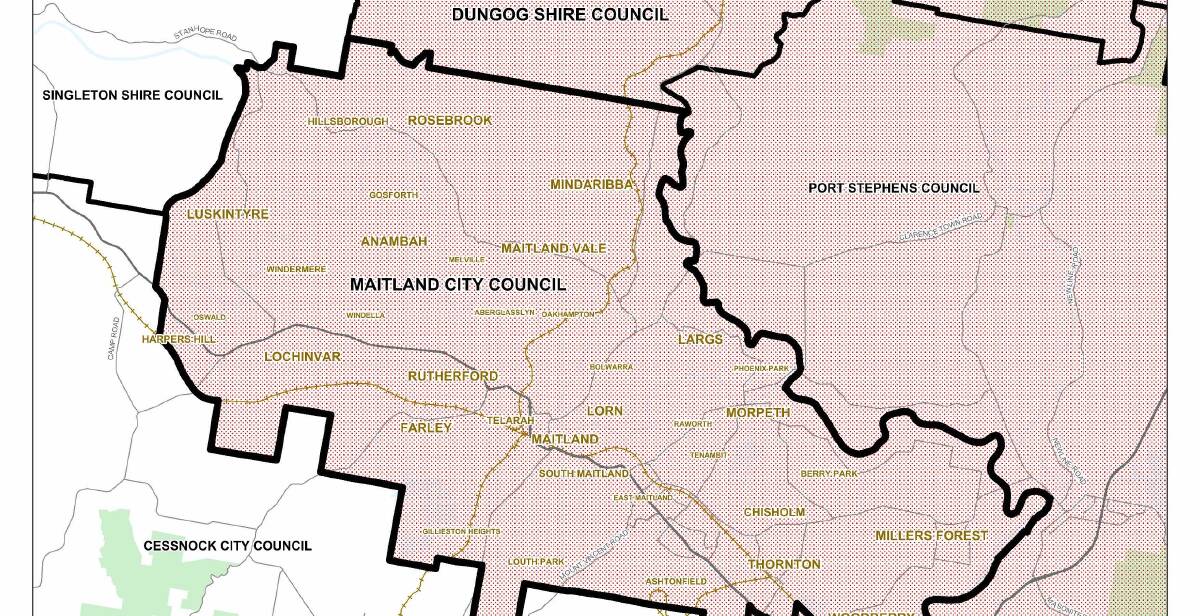 MAITLAND: Maitland Local Government Area.