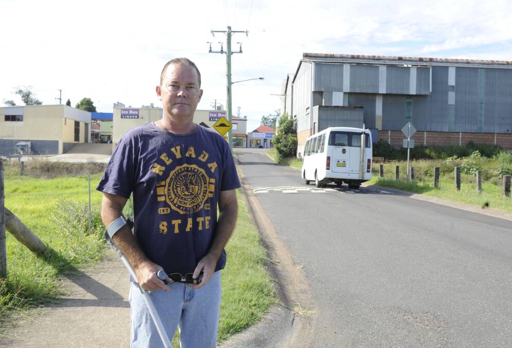 RAT RUN: Nearby resident Mark Hosking says Riley Street should be kept open to traffic.